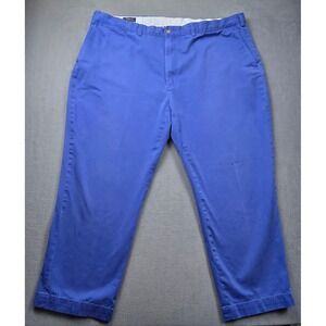 Polo Ralph Lauren Mens Big and Tall Blue Chino Pants 48B-30 Classic Fit Cotton